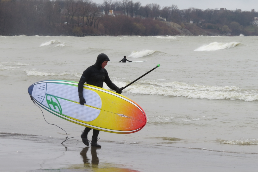Lake Erie surfing