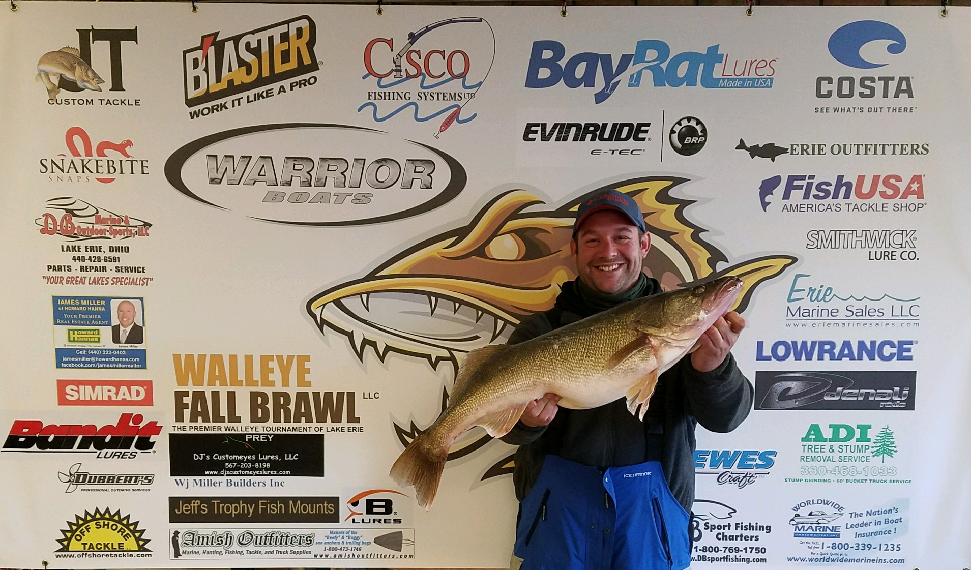 As Part Of Fall Brawl Catch The Biggest Walleye In Lorain County