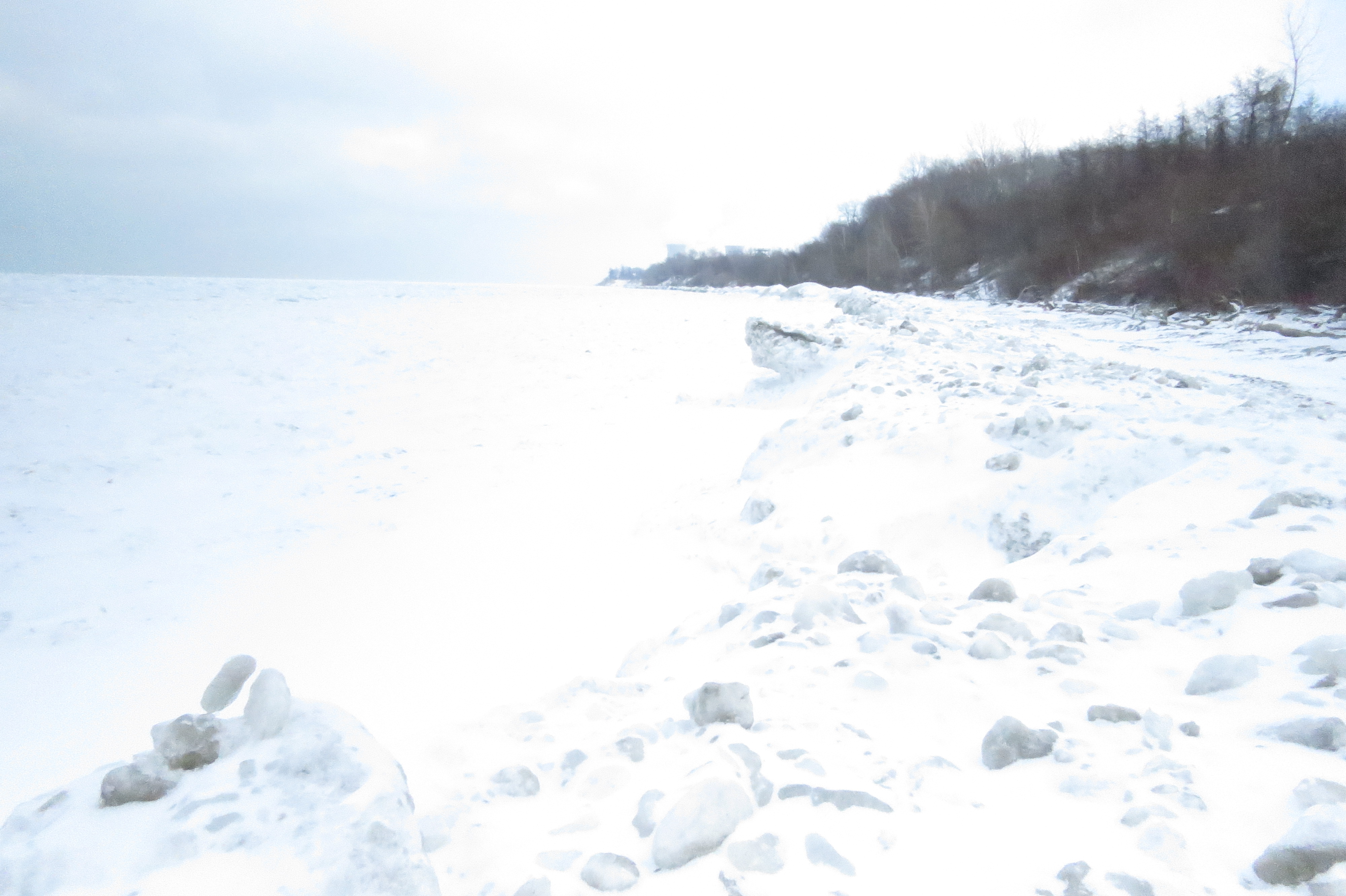How Ice Dunes Form On Lake Erie Rock The Lake